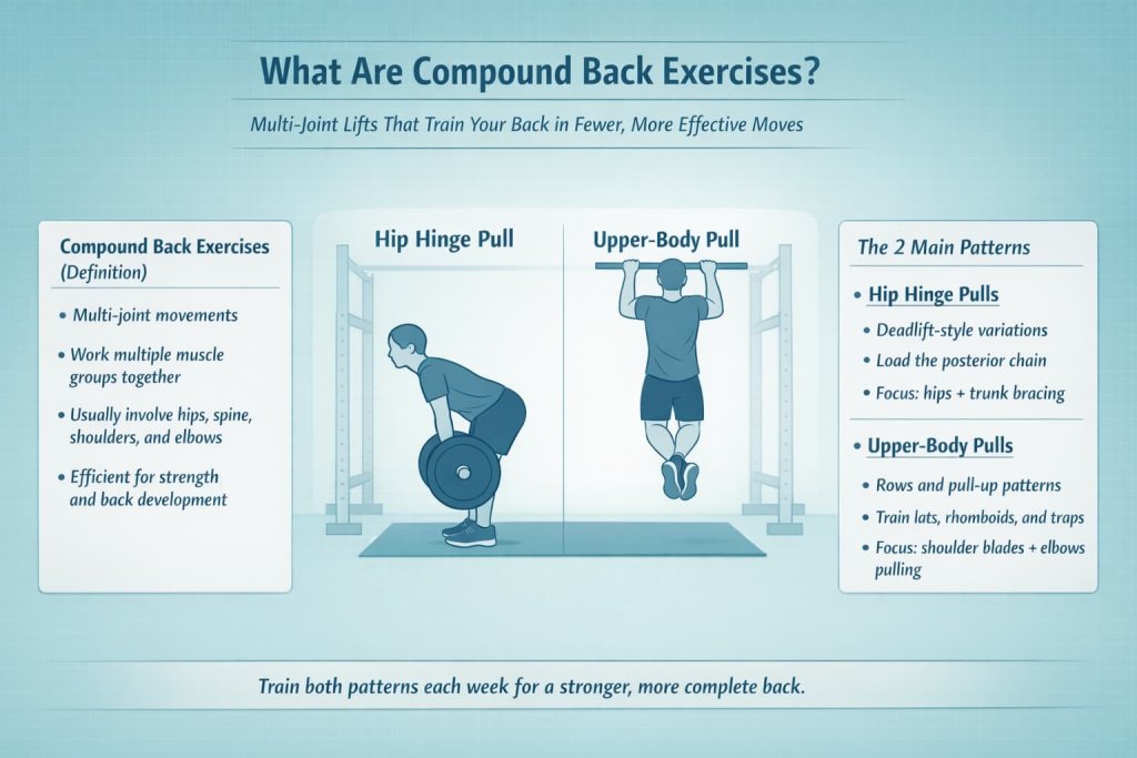 What are compound back exercises?