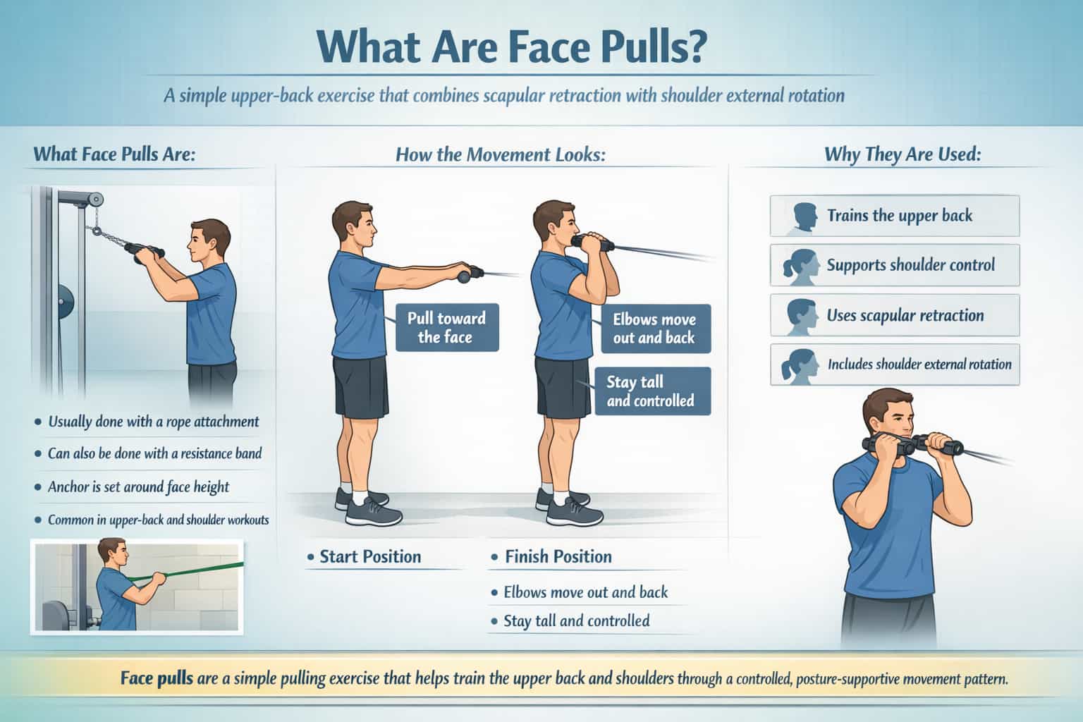 Face Pulls For Better Posture And Shoulder Strength