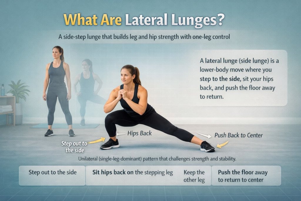 What are lateral lunges