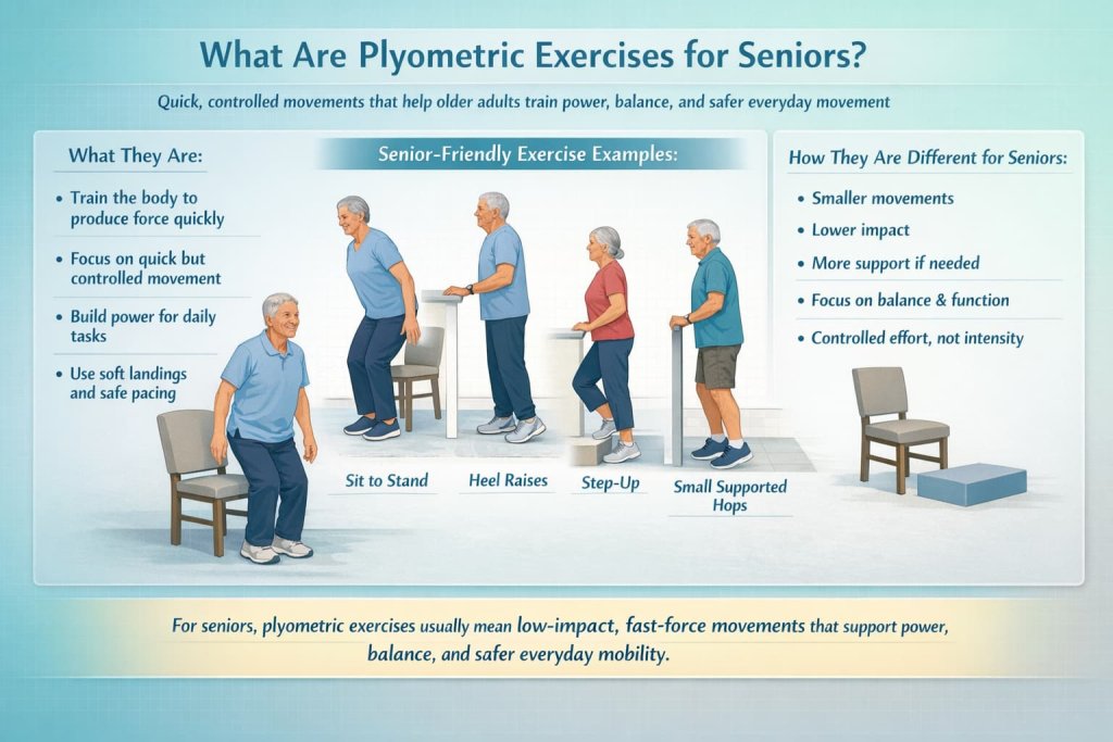 What are plyometric exercises for seniors?