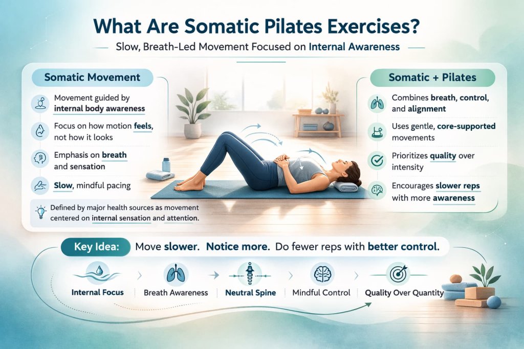 What are somatic Pilates exercises?