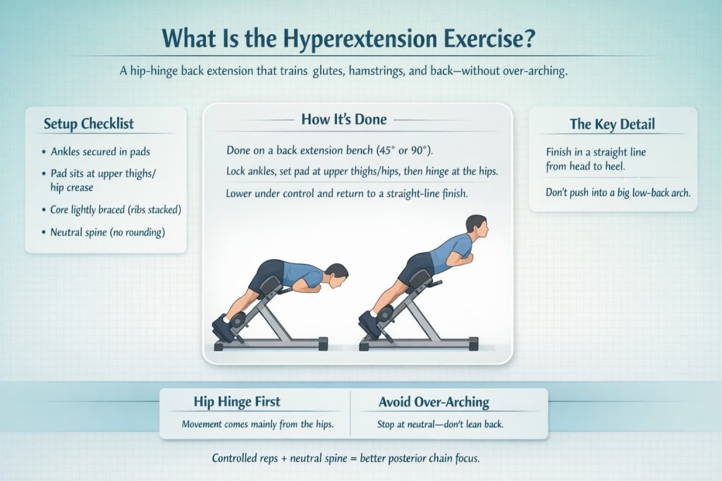 What is the hyperextension exercise