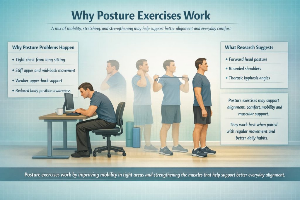 Why posture exercises work