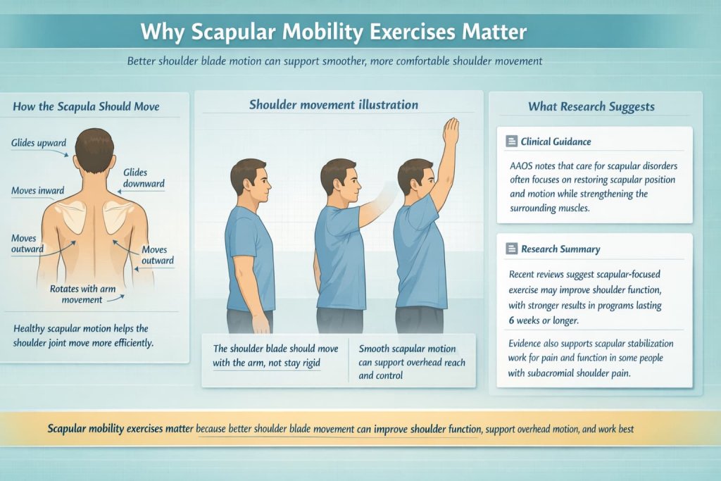 Why scapular mobility exercises matter
