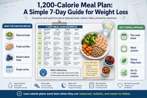 1,200-Calorie Meal Plan: A Simple 7-Day Guide for Weight Loss
