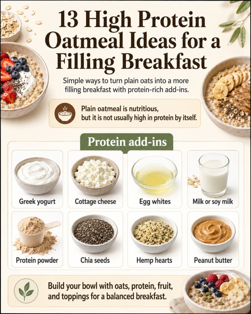 13 High Protein Oatmeal Ideas for a Filling Breakfast
