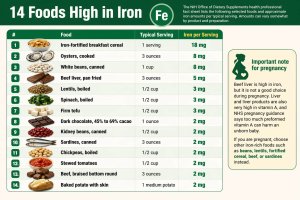 14 Best Foods High in Iron for Energy and Healthy Blood