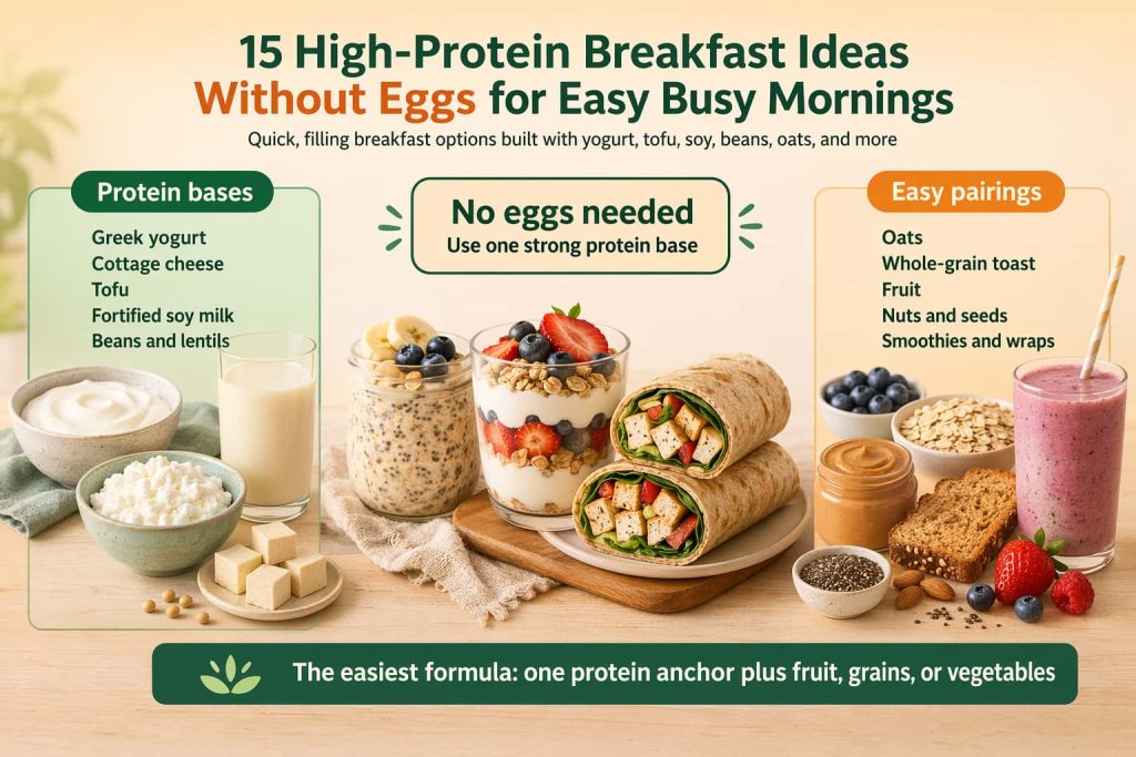 15 Easy High-Protein Breakfast Ideas Without Eggs