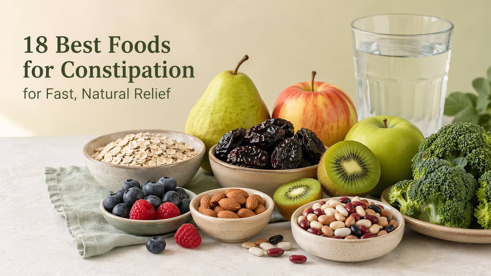 18 Best Foods for Constipation for Fast, Natural Relief