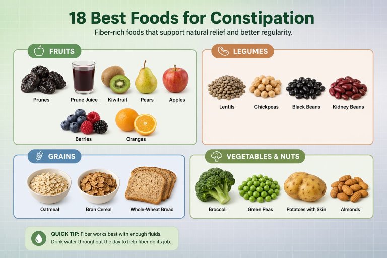 Constipation List 18 Best Foods for Constipation for Fast, Natural Relief