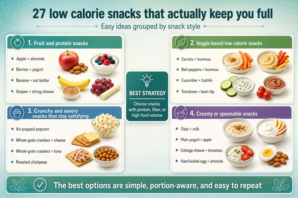 27 Low Calorie Snacks That Actually Keep You Full