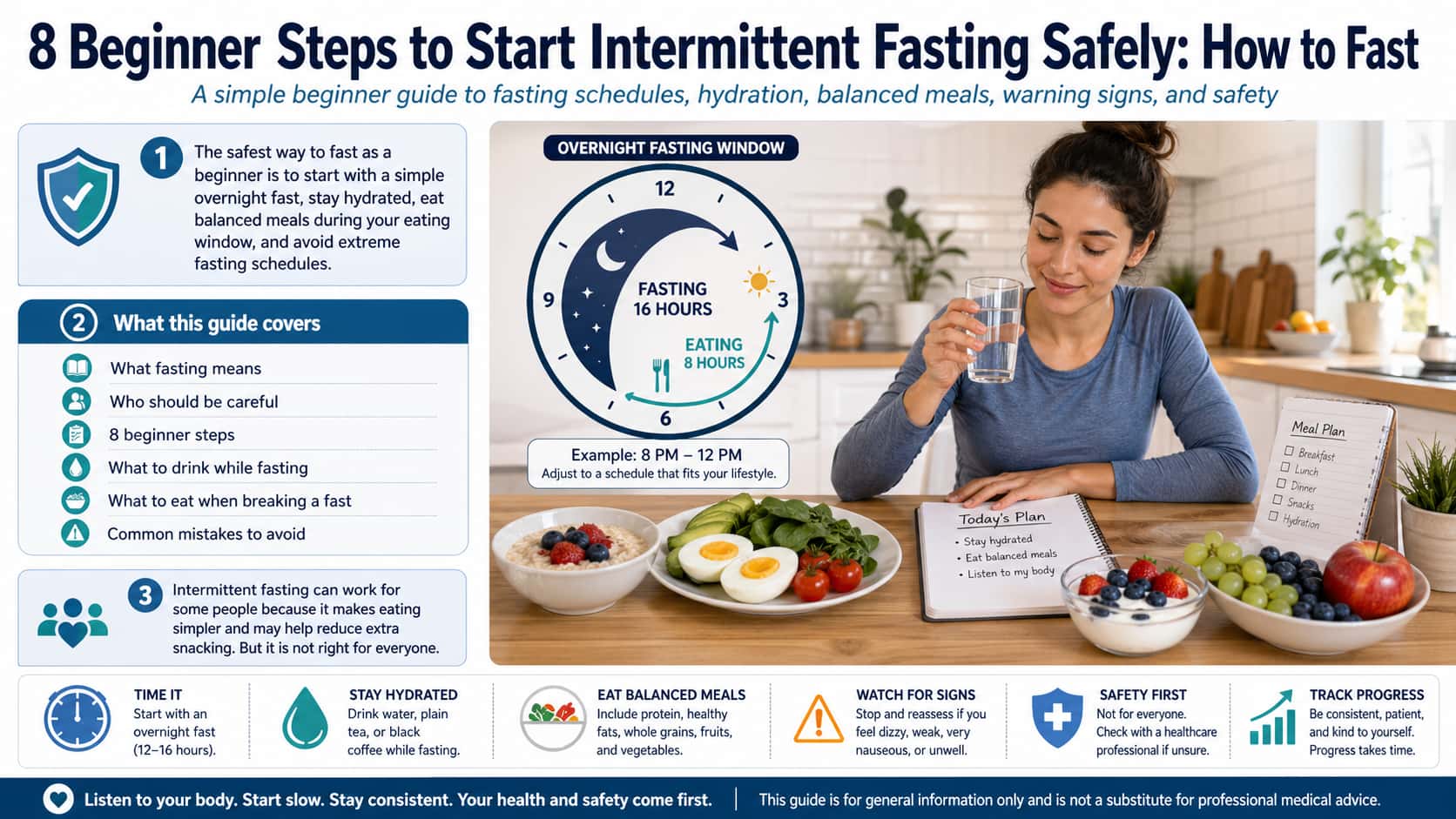 How to Fast: 8 Beginner Steps to Start Intermittent Fasting Safely