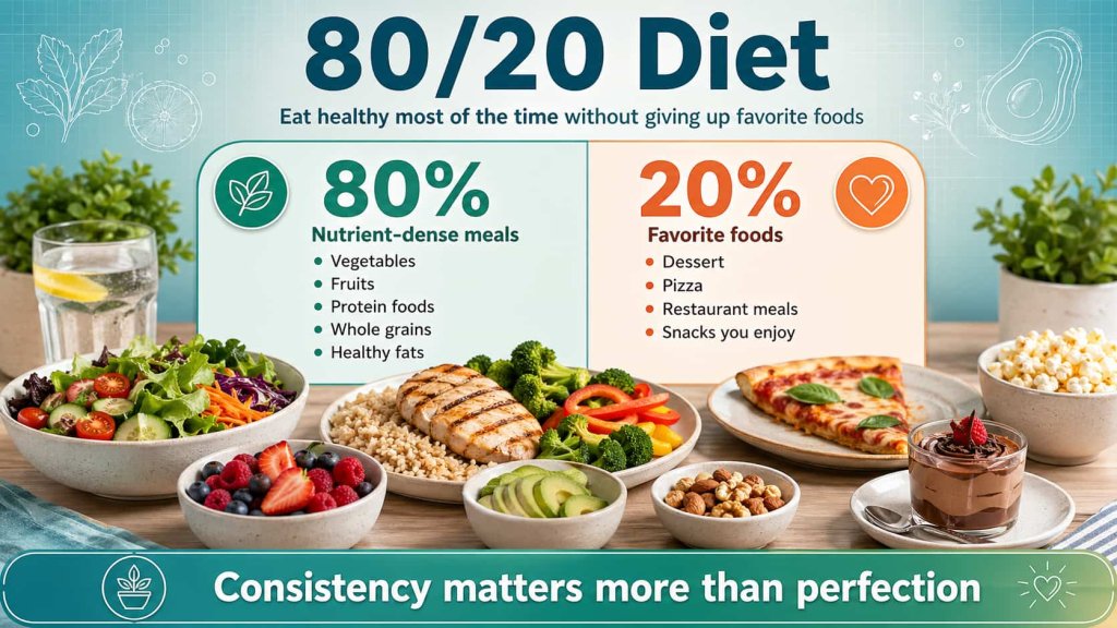 80/20 Diet: Eat Healthy Without Giving Up Favorite Foods
