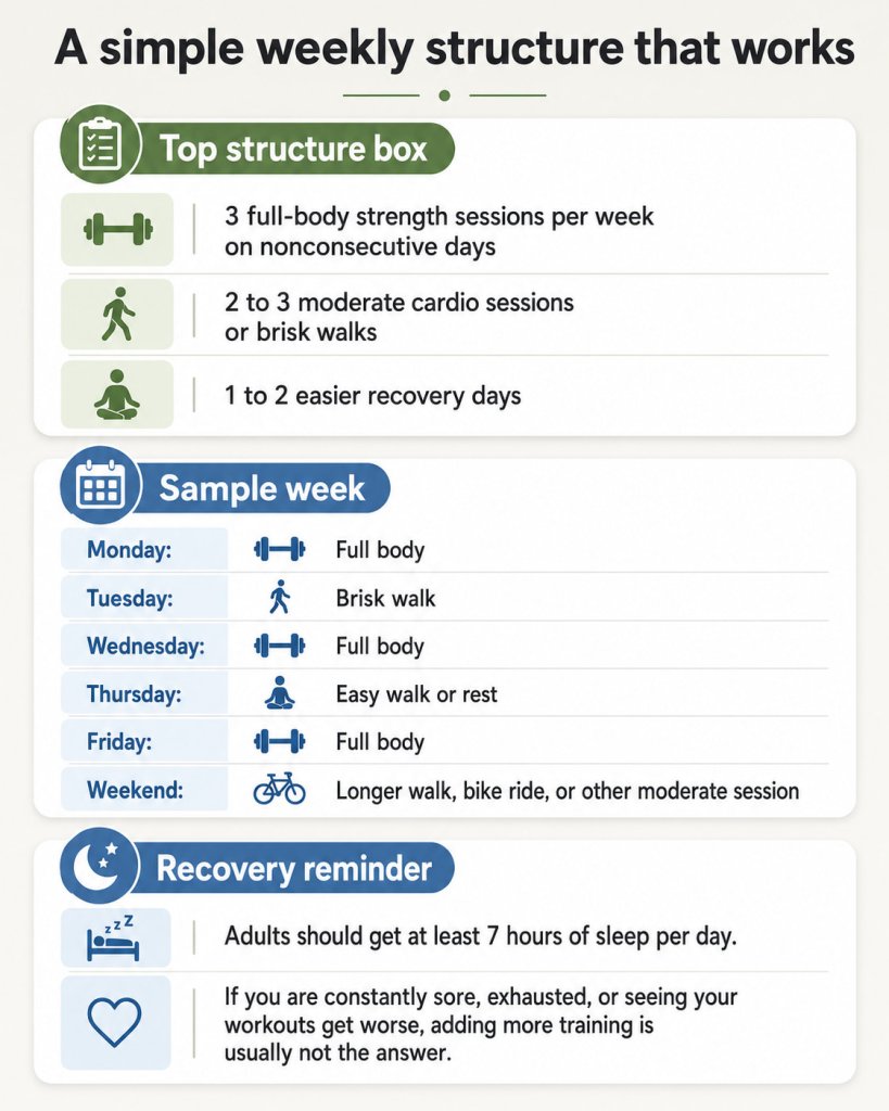 A simple weekly structure that works