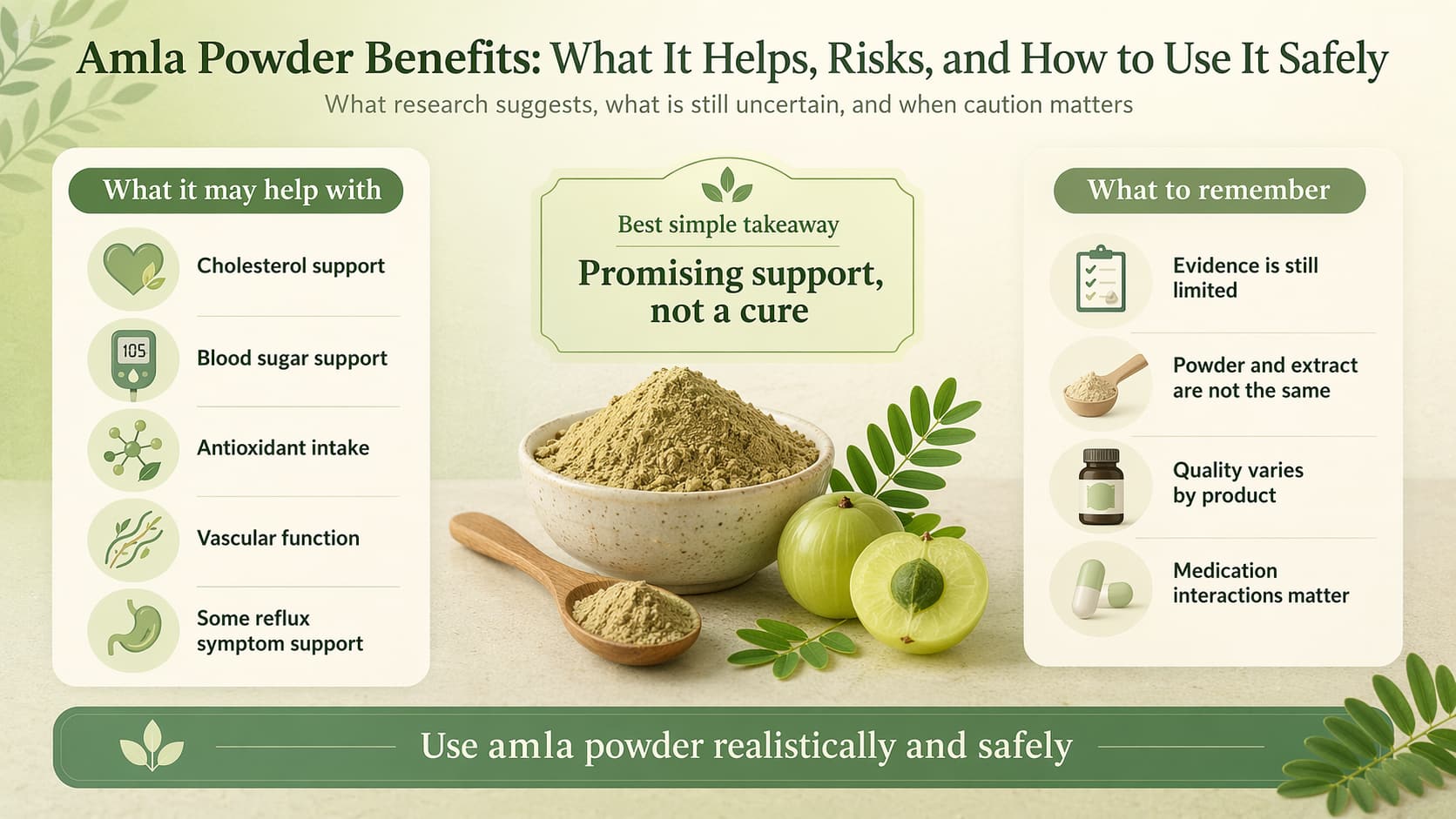 Amla Powder Benefits: What It Helps, Risks, and How to Use It