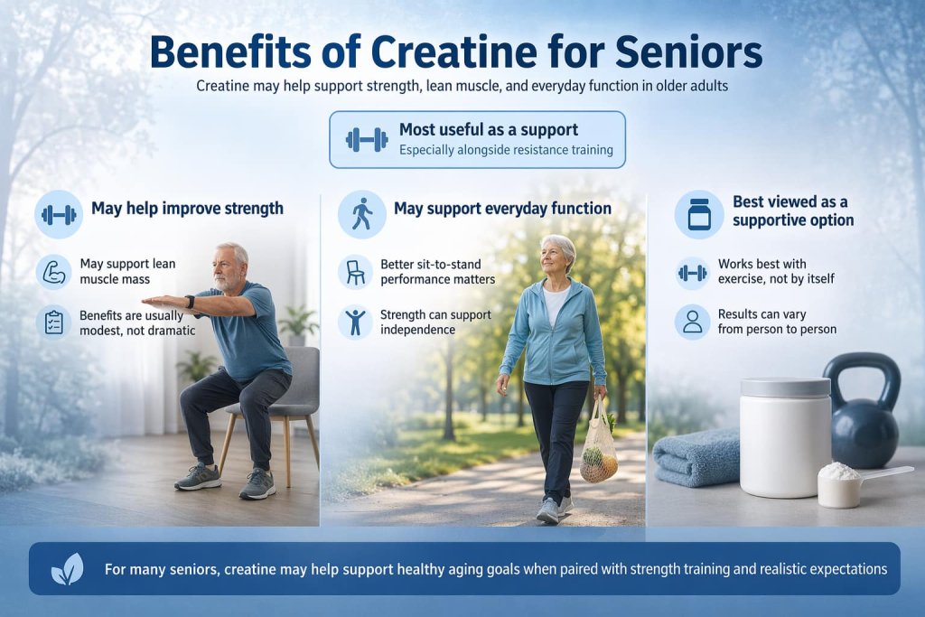 Benefits of Creatine for Seniors