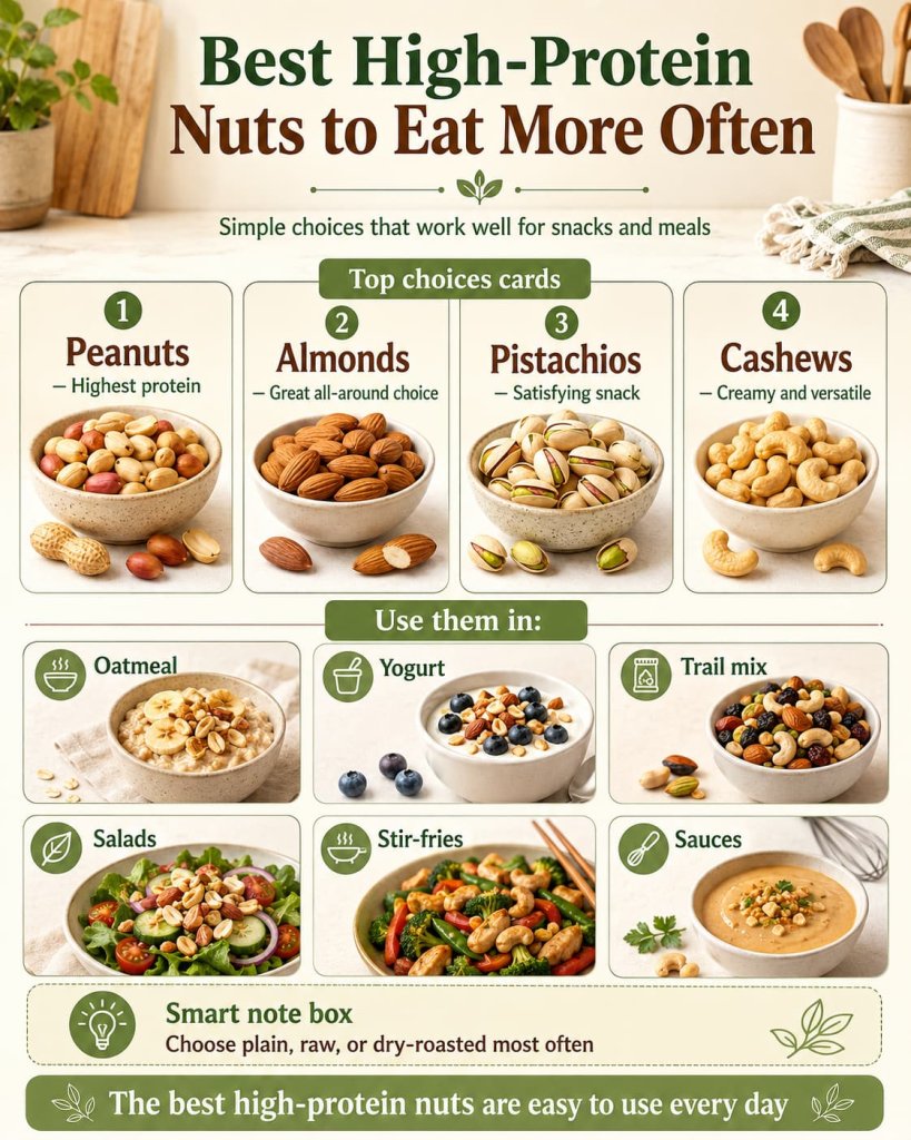Best High-Protein Nuts to Eat More Often