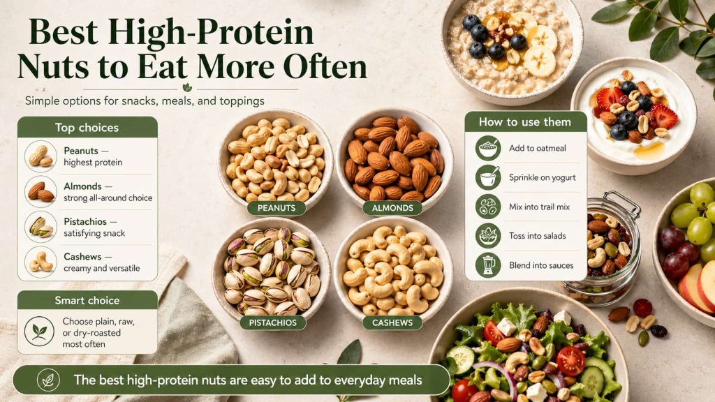 Best High-Protein Nuts to Eat More Often