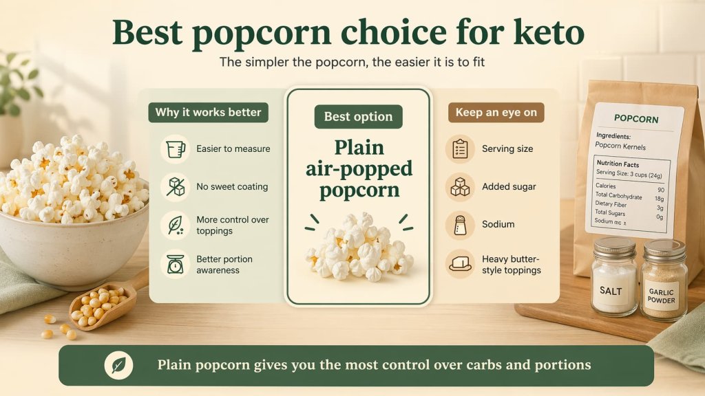 Best popcorn choice for keto