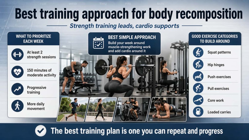 Best training approach for body recomposition