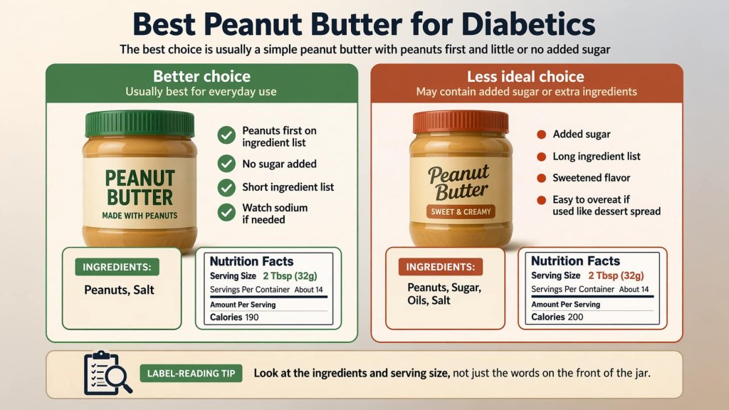 Best type of peanut butter for diabetics
