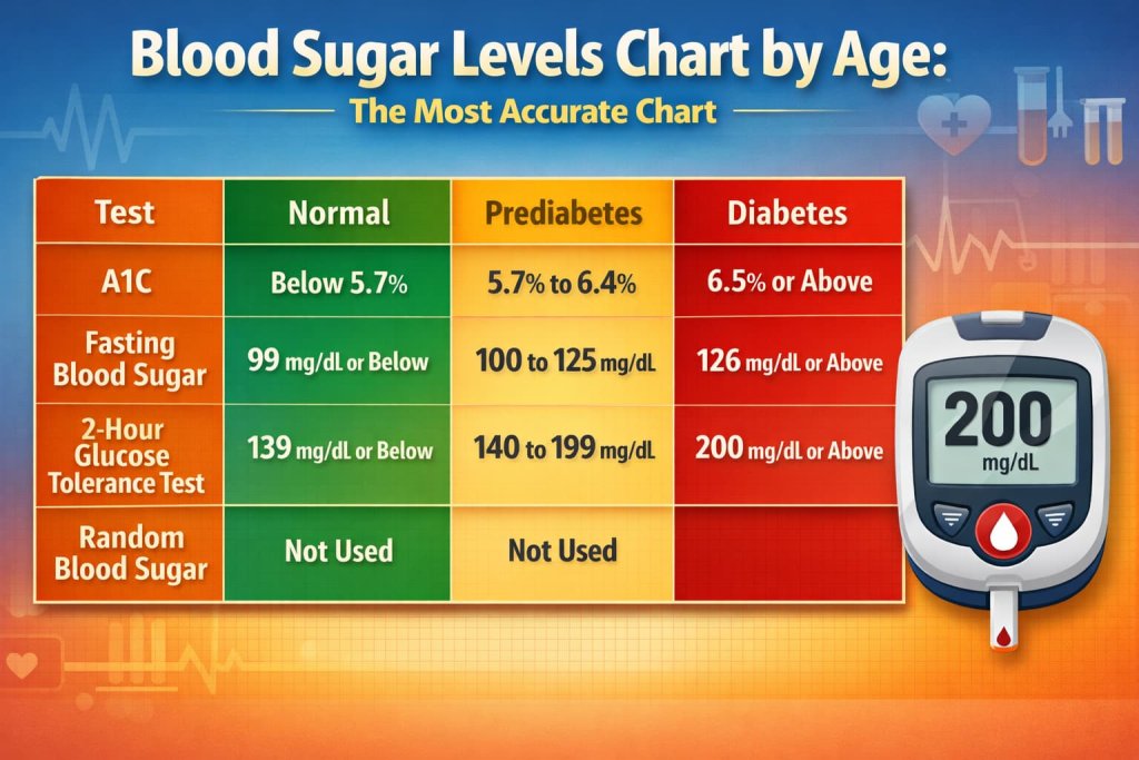 Blood Sugar Levels Chart by Age: The Most Accurate Chart