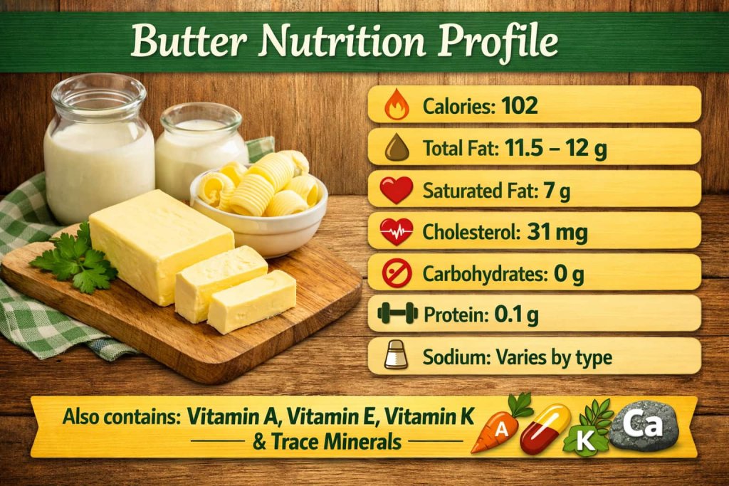 Butter Nutrition Profile