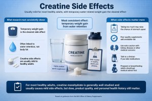 Creatine Side Effects: Kidney, Hair Loss, Weight Gain, & Safety
