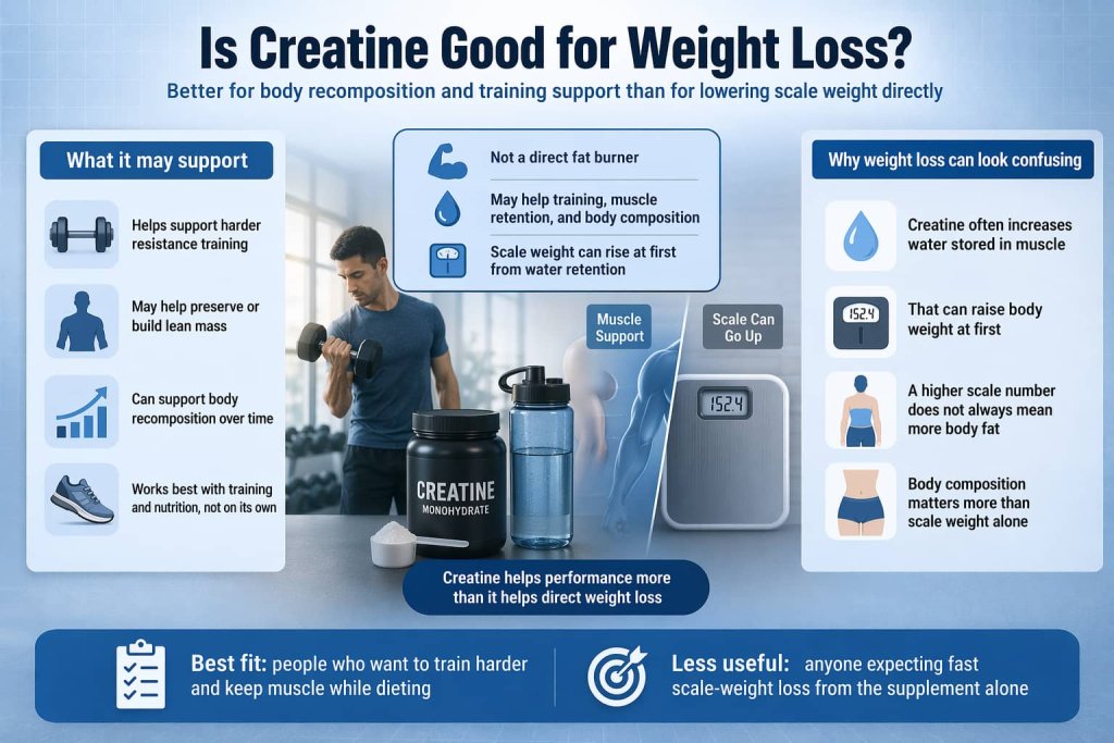 Creatine for Weight Loss: Does It Help or Just Add Water Weight