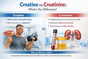 Creatine vs Creatinine: What’s the Difference?