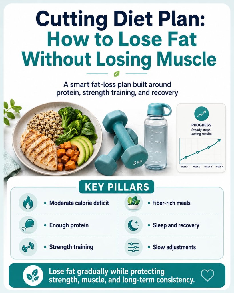 Cutting Diet Plan: How to Lose Fat Without Losing Muscle