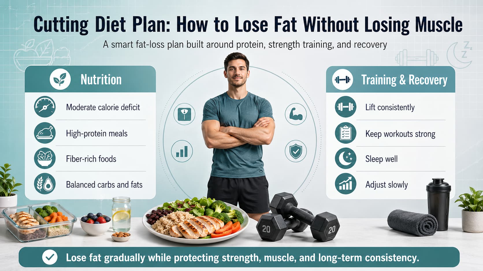 Cutting Diet Plan: How to Lose Fat Without Losing Muscle