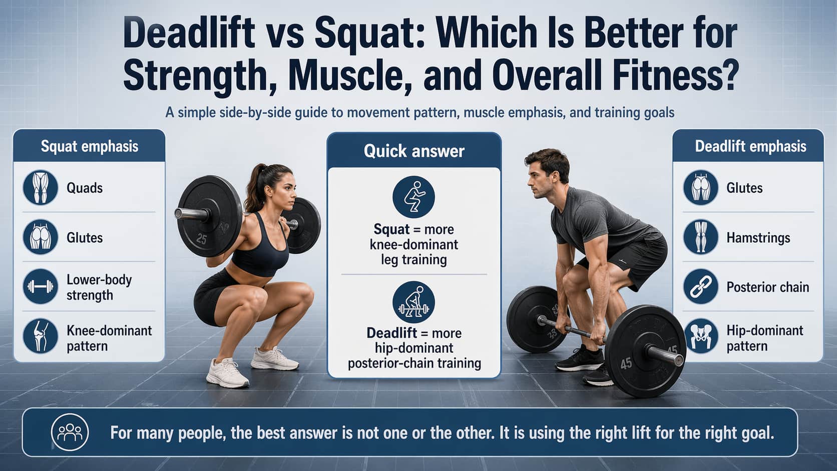 Deadlift vs Squat: Which Builds More Strength and Muscle?