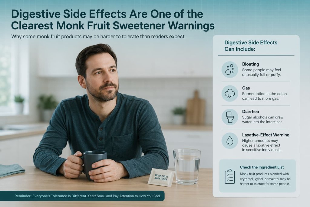 Digestive Side Effects Are One of the Clearest Monk Fruit Sweetener Warnings