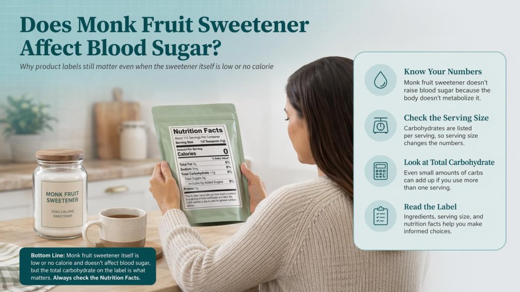 Does Monk Fruit Sweetener Affect Blood Sugar?