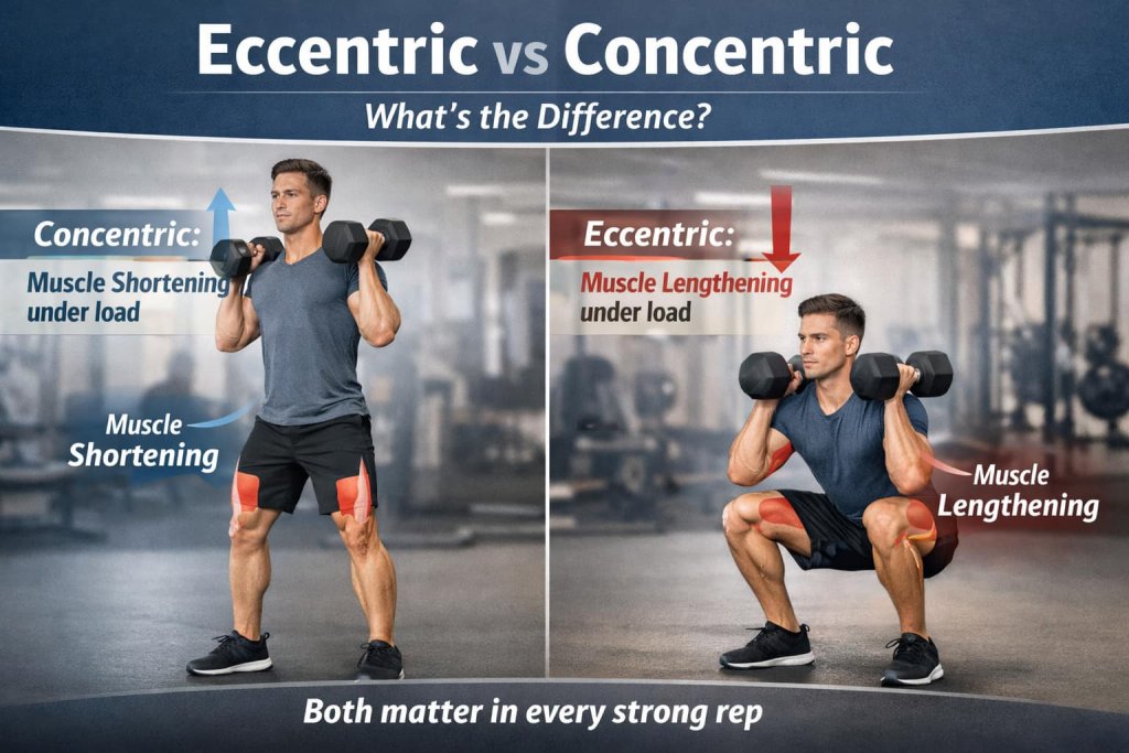 Eccentric vs Concentric: Differences, Benefits & How to Use Both