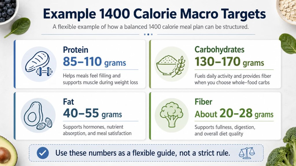 Example 1400 Calorie Macro Targets