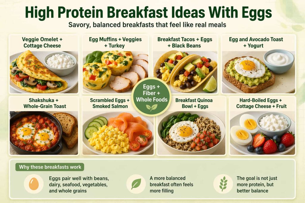 High protein breakfast ideas with eggs