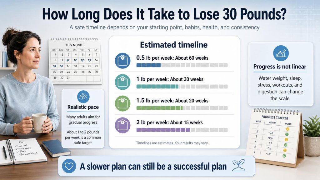 How Long Does It Take to Lose 30 Pounds?