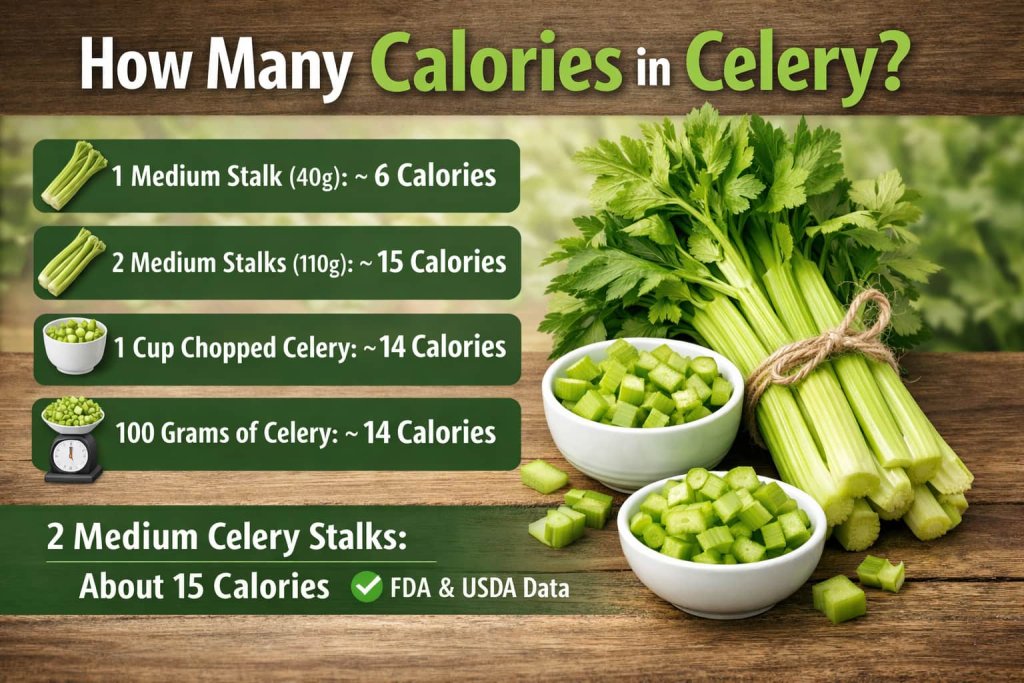 How Many Calories in Celery?