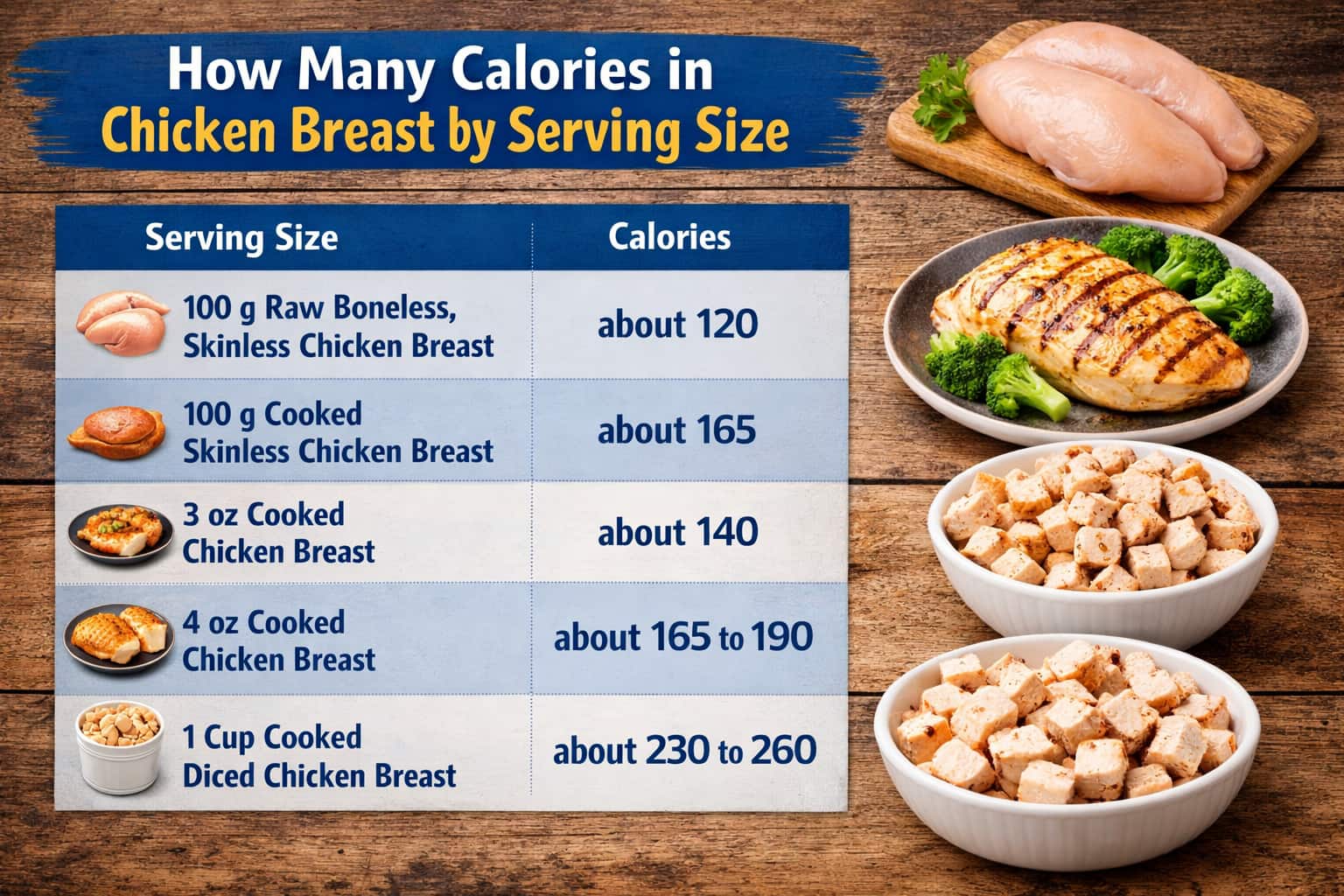 How Many Calories Are in Chicken Breast? Nutrition, Protein, and