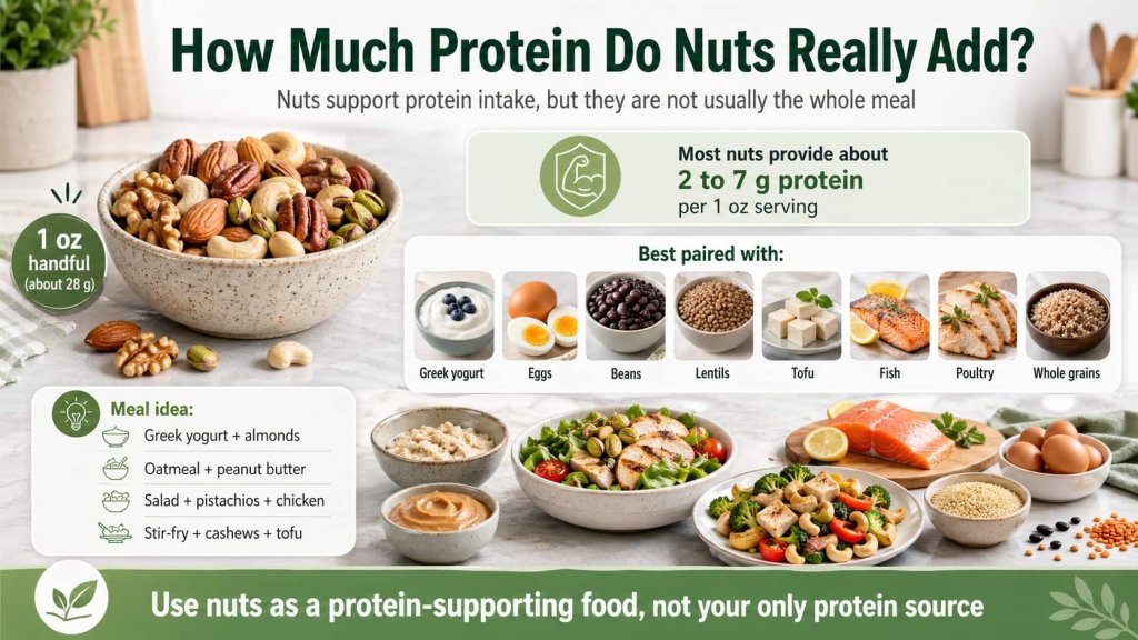 How Much Protein Do Nuts Really Add?