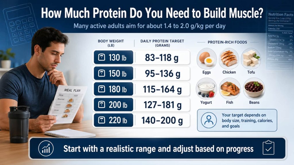How Much Protein Do You Need to Build Muscle?