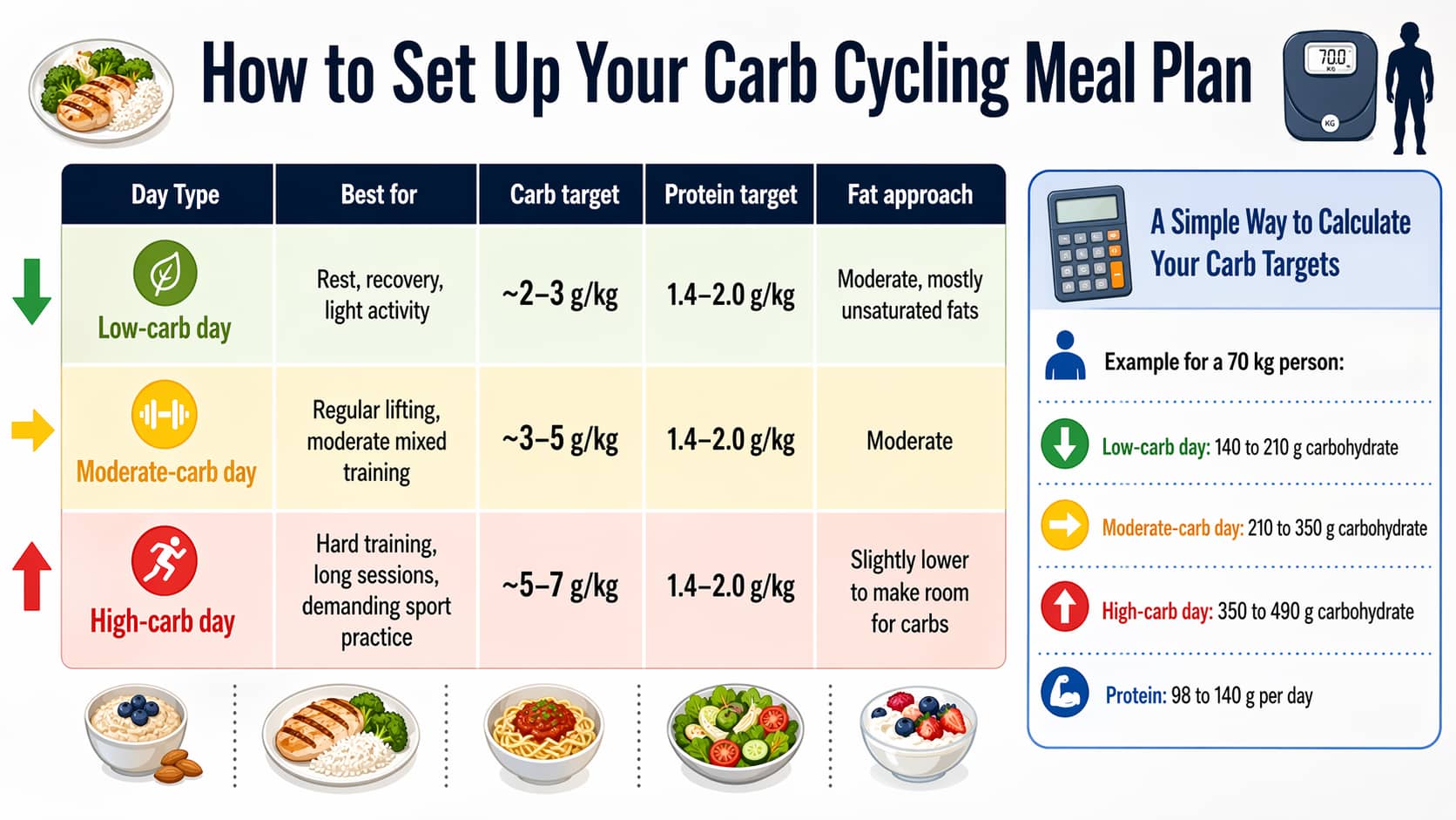 Carb Cycling Meal Plan For Fat Loss