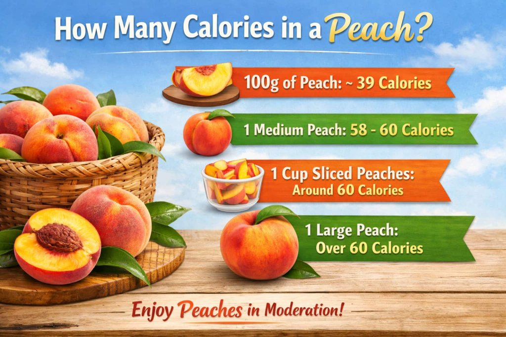 How many calories in a peach?