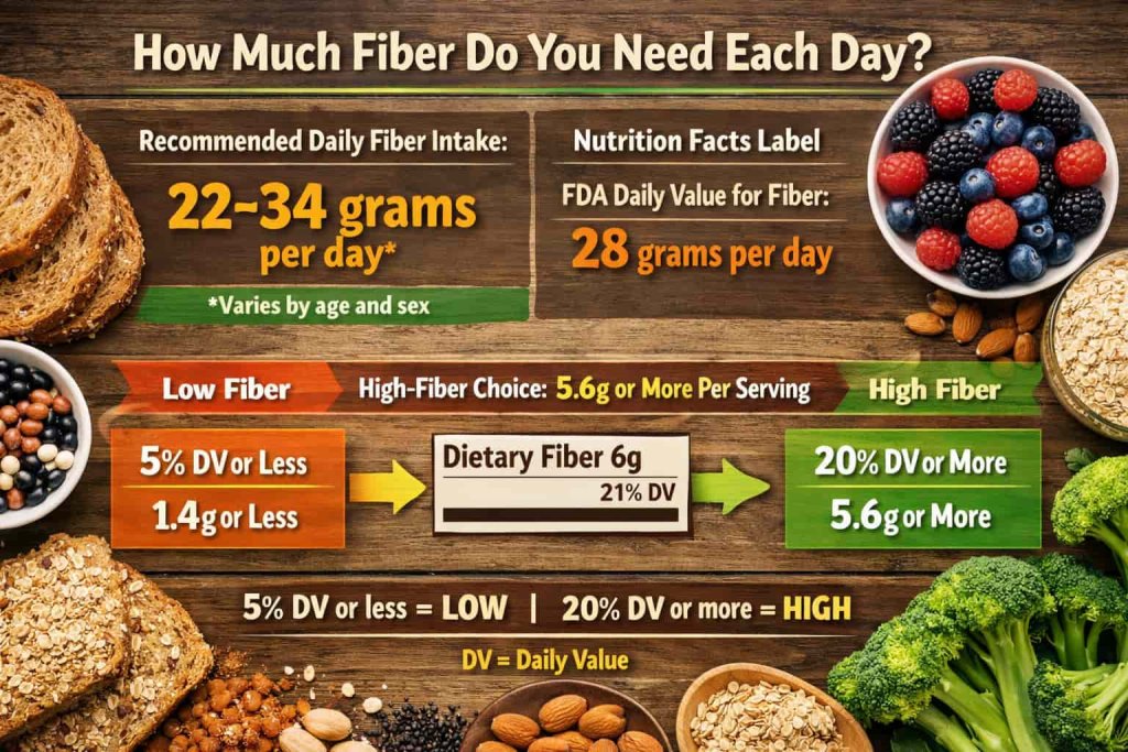 How much fiber do you need each day?