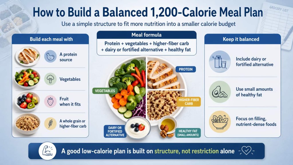 How to Build a Balanced 1,200-Calorie Meal Plan