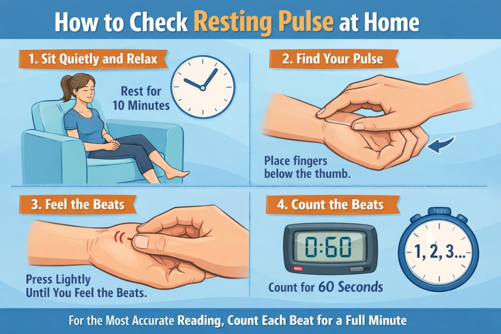 How to Check Resting Pulse at Home