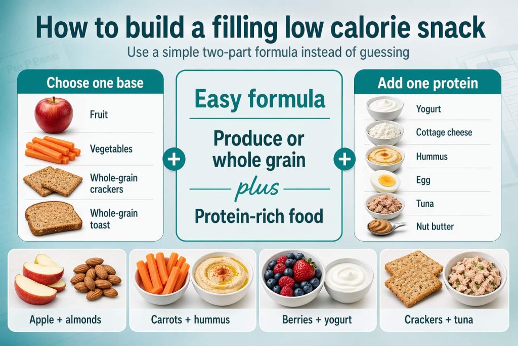 How to build a filling low calorie snack