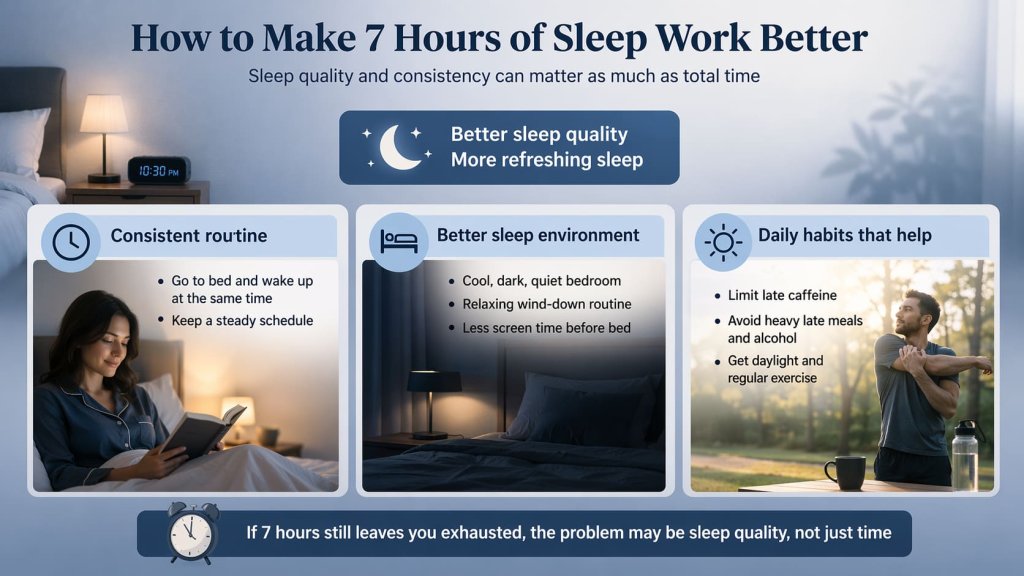 How to make 7 hours of sleep work better